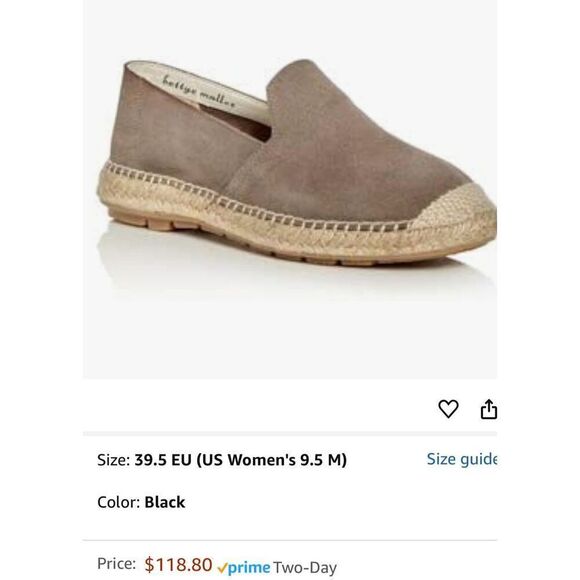 GREAT CONDITION Bettye Muller Women's Bond Pump Flats SIZE 37 or US 7 retails $1 - Picture 2 of 13